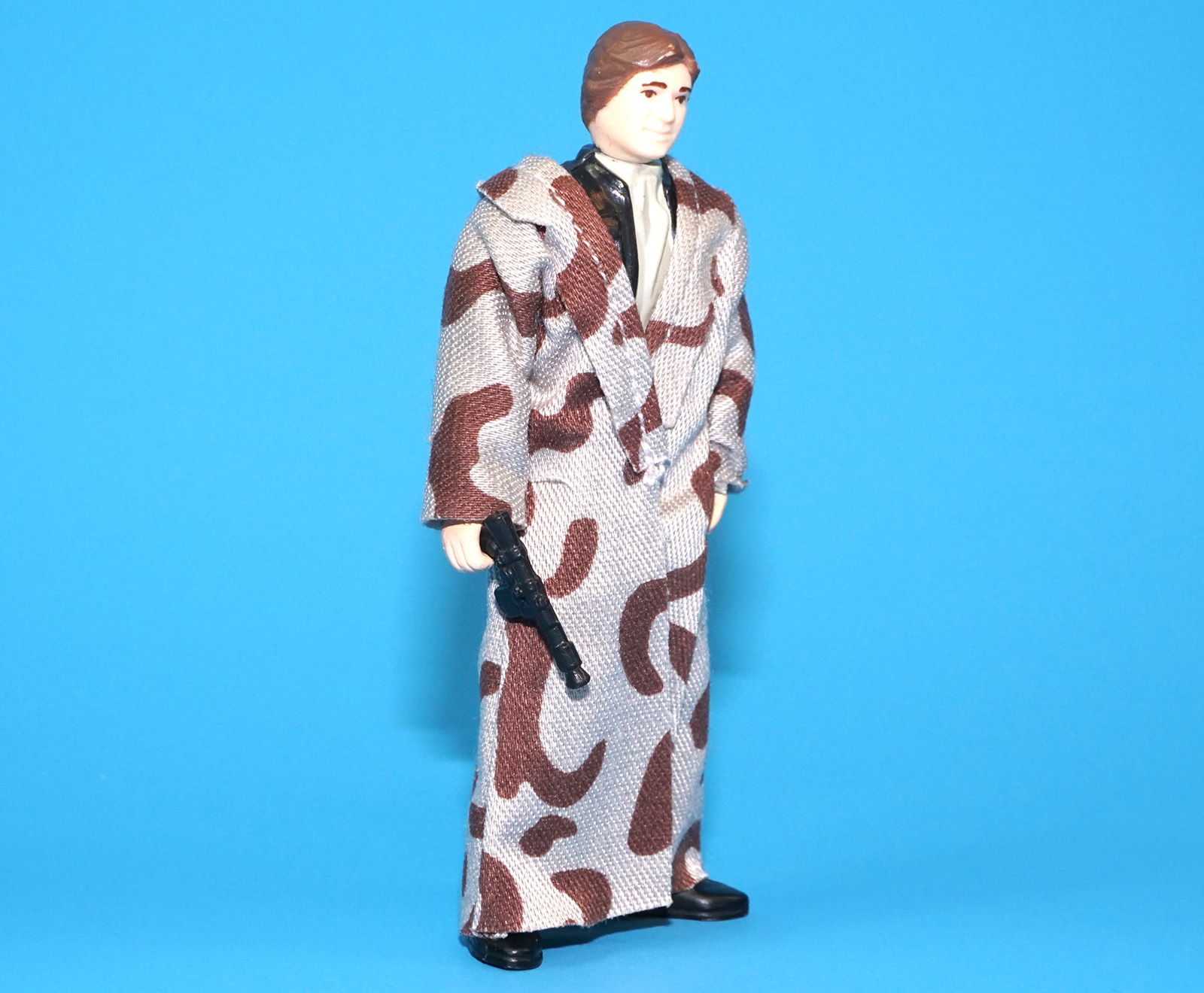 STAR WARS ROTJ HAN SOLO TRENCH COAT NO COO KADER 100% COMPLETE & ORIGINAL C8+ 1984 KENNER READ - Image 3