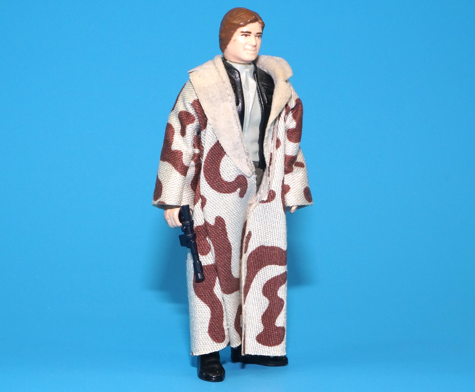STAR WARS ROTJ HAN SOLO TRENCH COAT NO COO SMILE 100% COMPLETE & ORIGINAL C9 1984 KENNER - Image 3