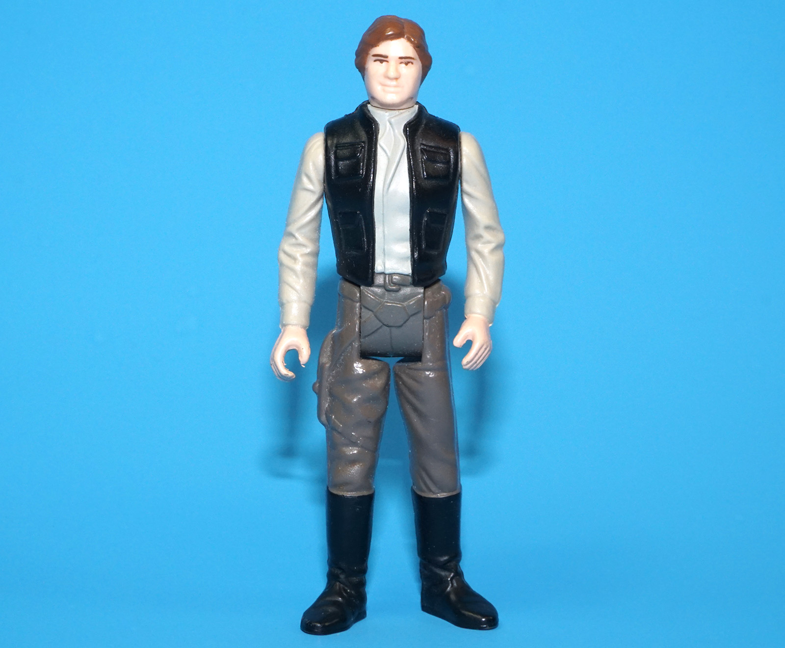 STAR WARS ROTJ HAN SOLO TRENCH COAT NO COO SMILE 100% COMPLETE & ORIGINAL C9 1984 KENNER - Image 5