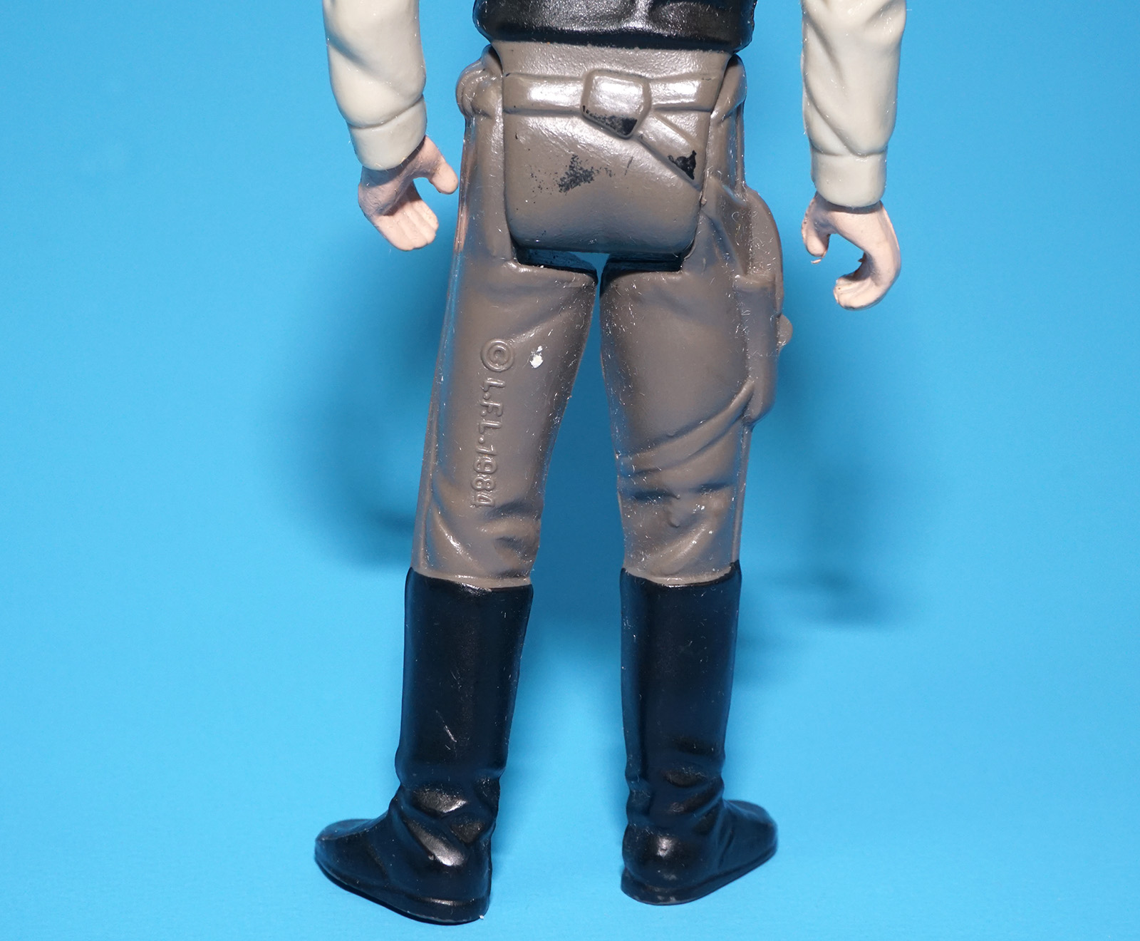 STAR WARS ROTJ HAN SOLO TRENCH COAT NO COO SMILE 100% COMPLETE & ORIGINAL C9 1984 KENNER - Image 7