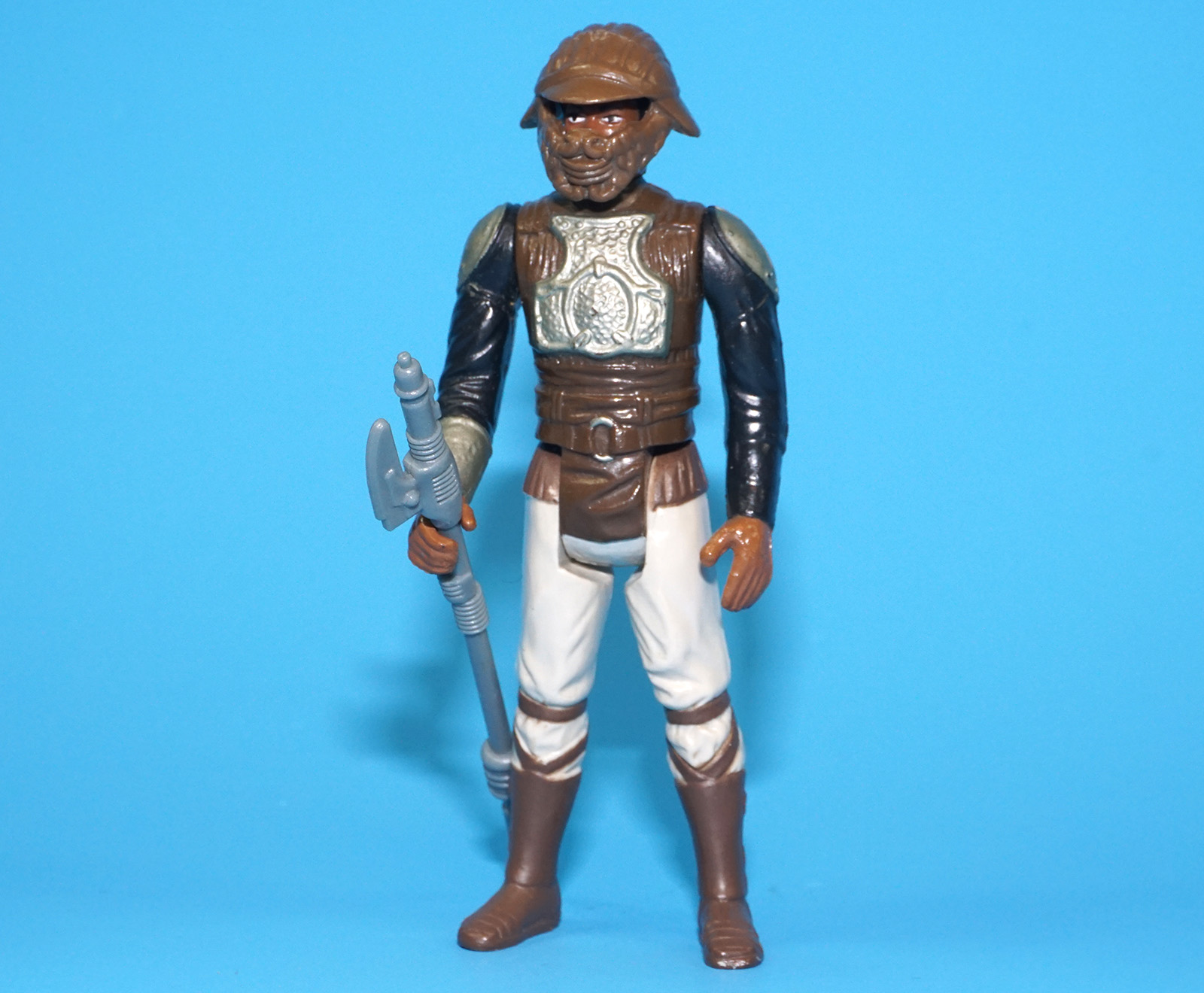 STAR WARS ROTJ LANDO CALRISSIAN SKIFF GUARD NO COO SMILE 100% COMPLETE & ORIGINAL C9+ 1982 KENNER - Image 2