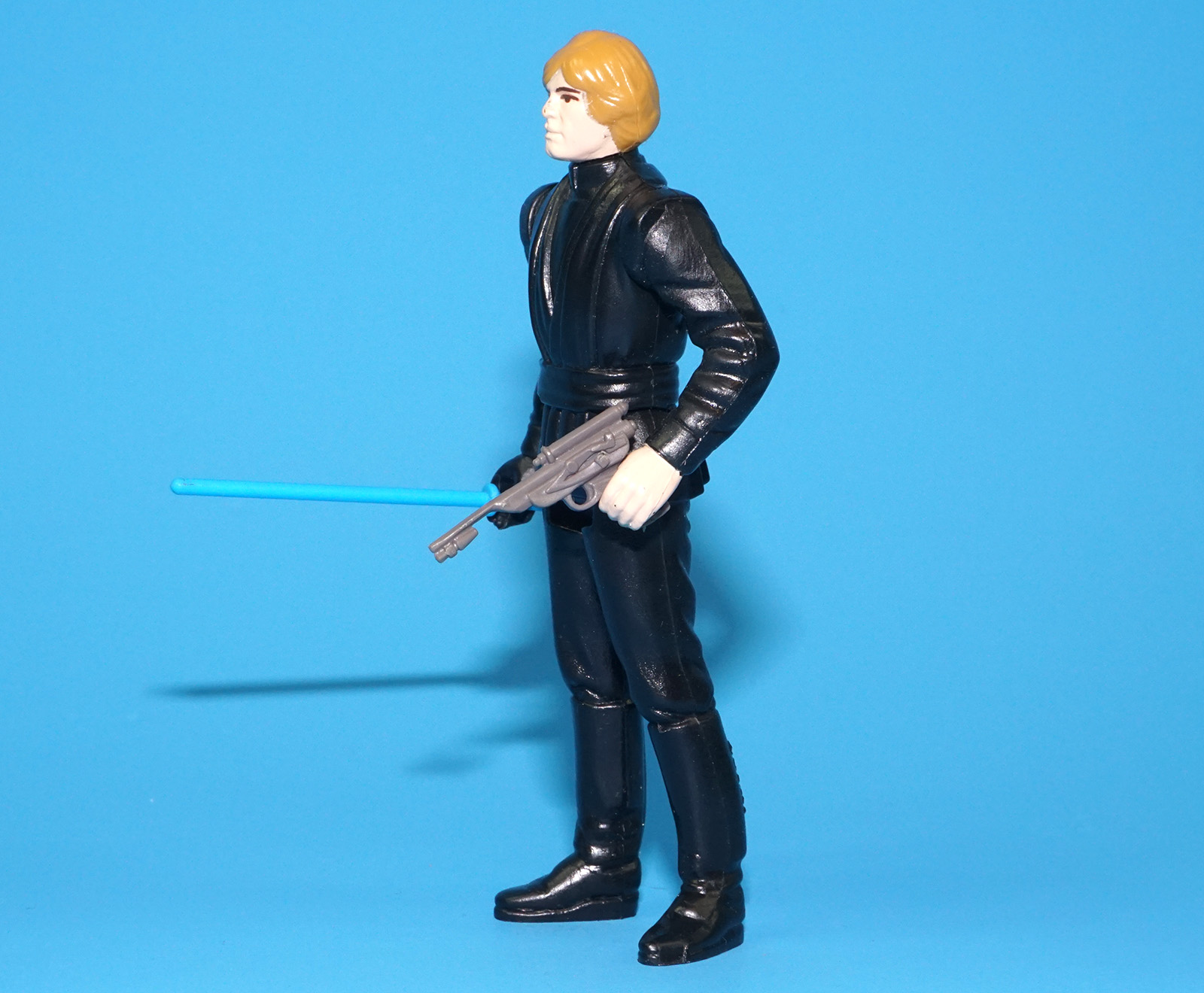 STAR WARS ROTJ LUKE JEDI KNIGHT BLUE SABER 100% COMPLETE & ORIGINAL C9+ 1983 KENNER READ - Image 5