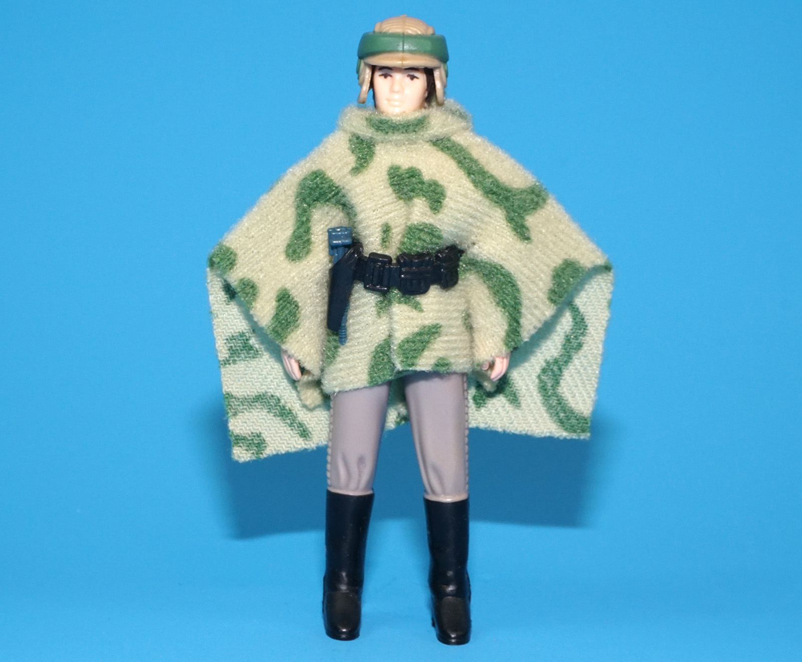 STAR WARS ROTJ LEIA COMBAT PONCHO NO COO SMILE 100% COMPLETE & ORIGINAL C9+ 1984 KENNER
