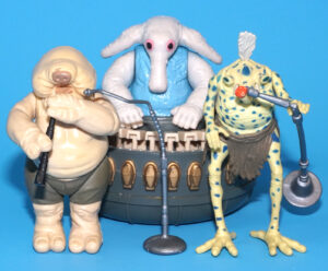 STAR WARS ROTJ SY SNOOTLES & REBO BAND 100% COMPLETE & ORIGINAL 1984 KENNER READ