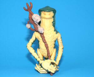 STAR WARS POTF AMANAMAN 100% COMPLETE & ORIGINAL C9+ 1985 KENNER LAST 17