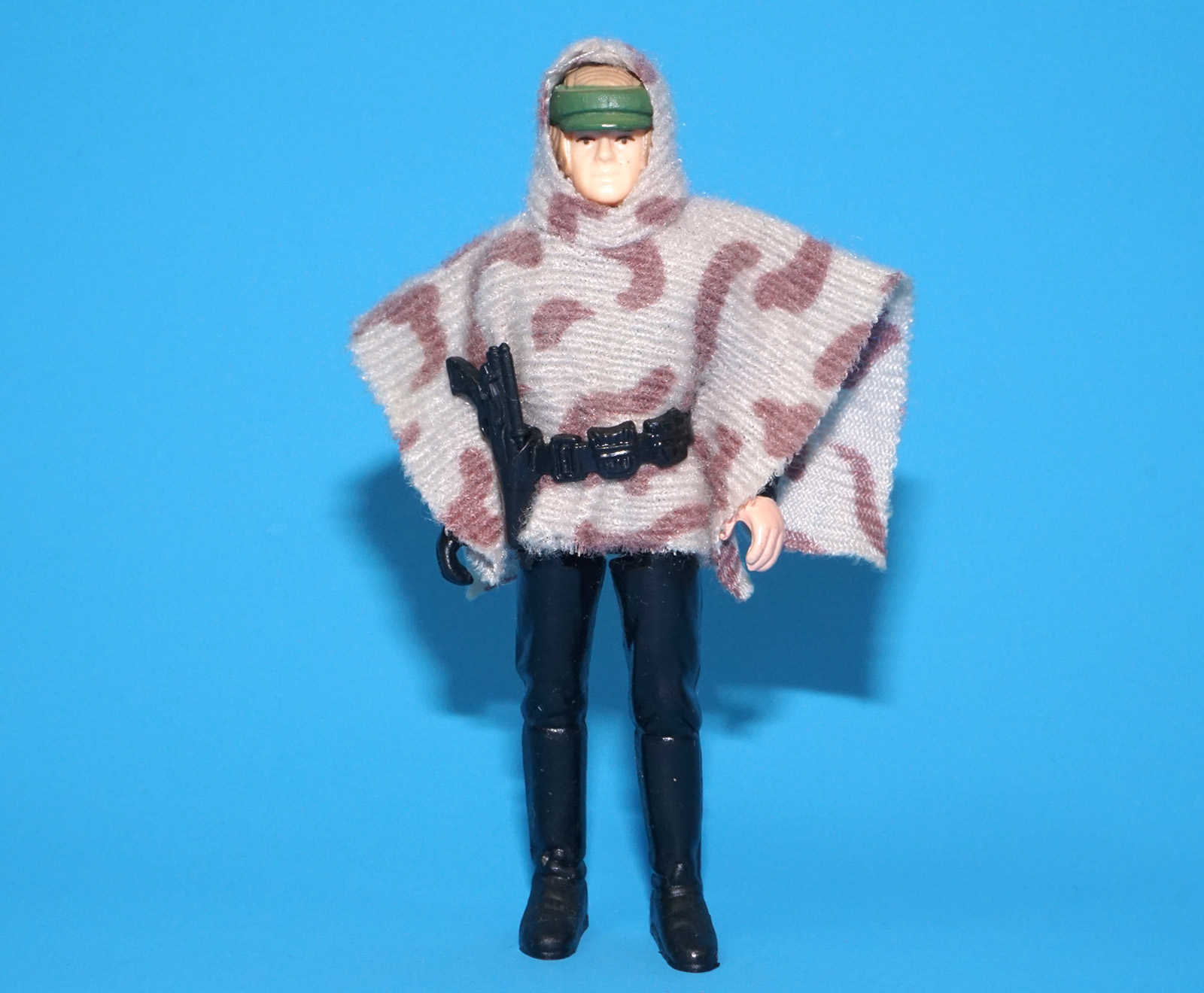 STAR WARS POTF LUKE BATTLE PONCHO 100% COMPLETE & ORIGINAL C9+ 1985 KENNER LAST 17