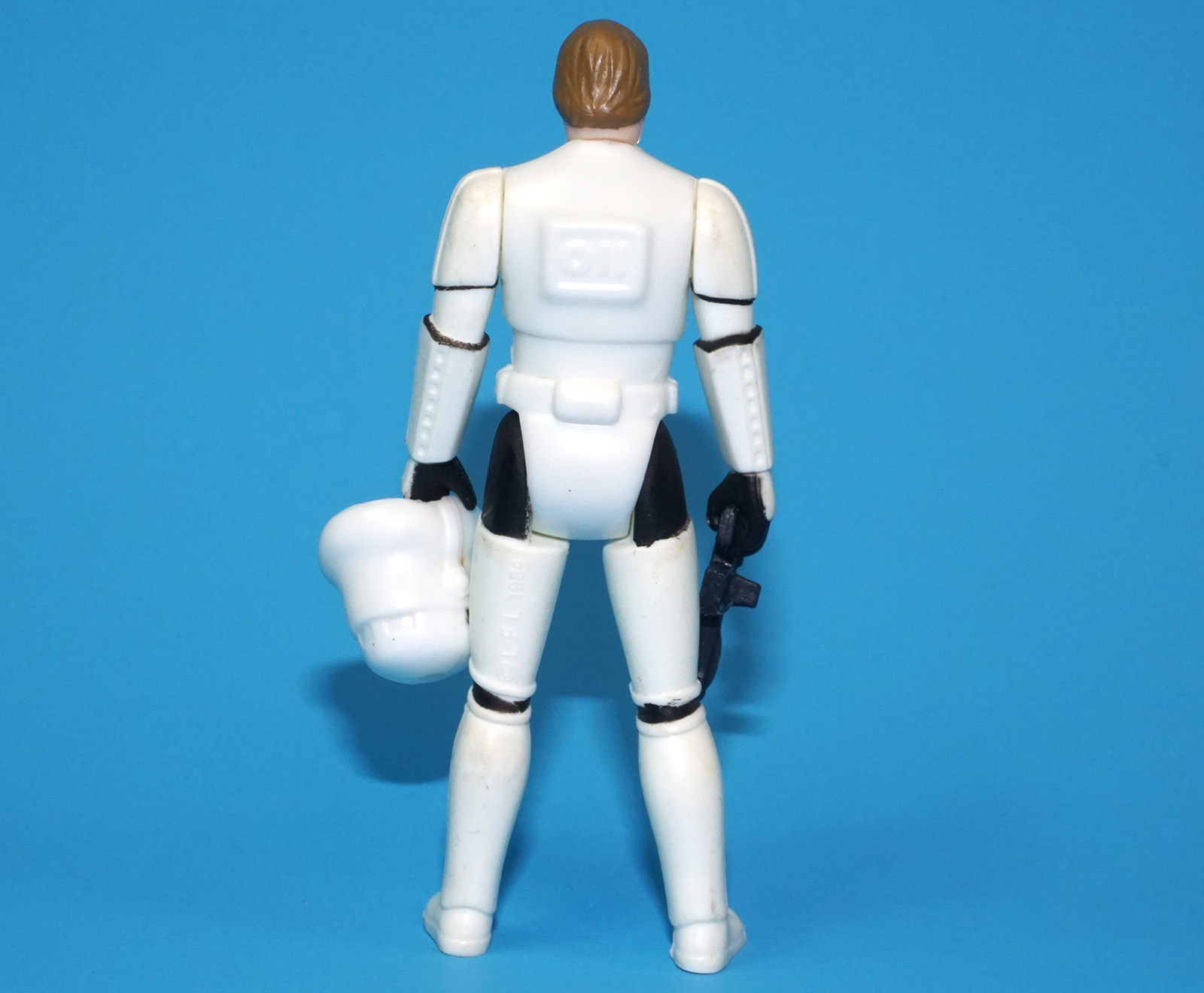 STAR WARS POTF LUKE STORMTROOPER DISGUISE 100% COMPLETE & ORIGINAL C8+ 1985 KENNER LAST 17 READ - Image 4