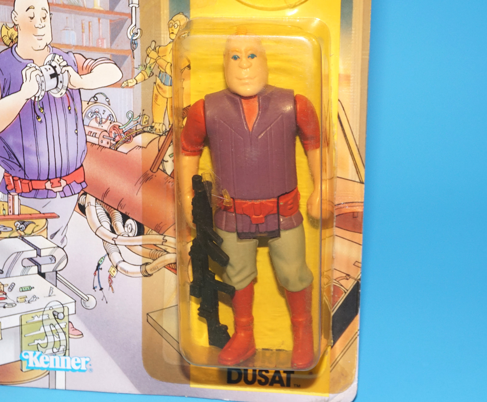 STAR WARS DROIDS JORD DUSAT MOC US CARD 1985 KENNER POTF READ - Image 2