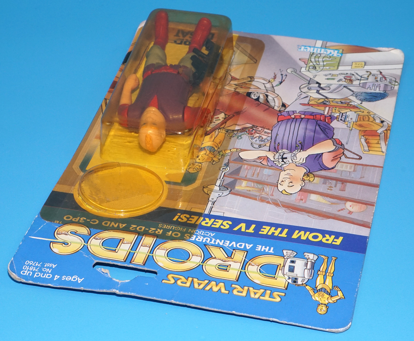 STAR WARS DROIDS JORD DUSAT MOC US CARD 1985 KENNER POTF READ - Image 4