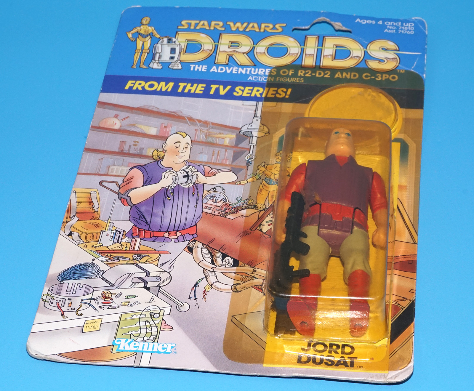 STAR WARS DROIDS JORD DUSAT MOC US CARD 1985 KENNER POTF READ - Image 6