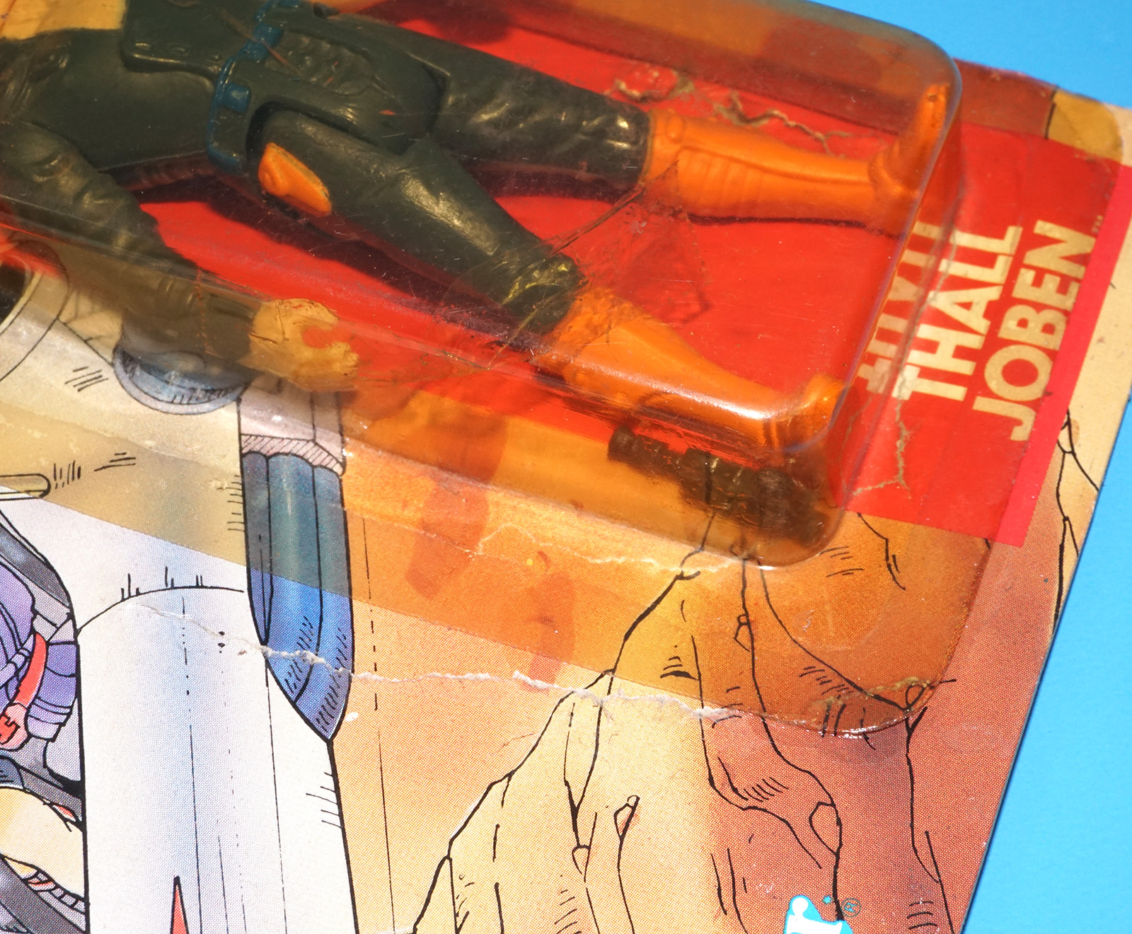 STAR WARS DROIDS THALL JOBEN MOC US CARD RESEAL 1985 KENNER POTF READ - Image 4