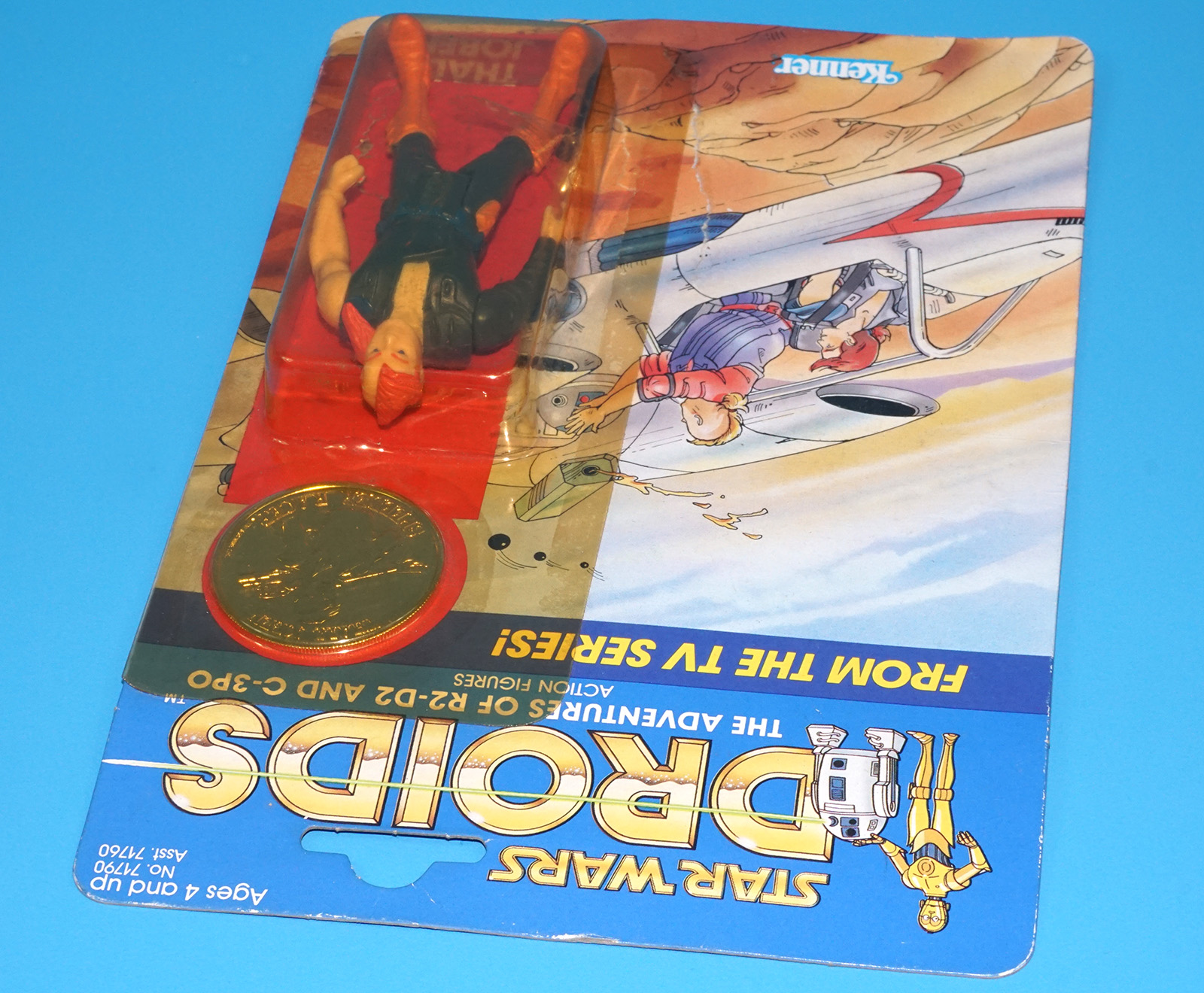 STAR WARS DROIDS THALL JOBEN MOC US CARD RESEAL 1985 KENNER POTF READ - Image 6