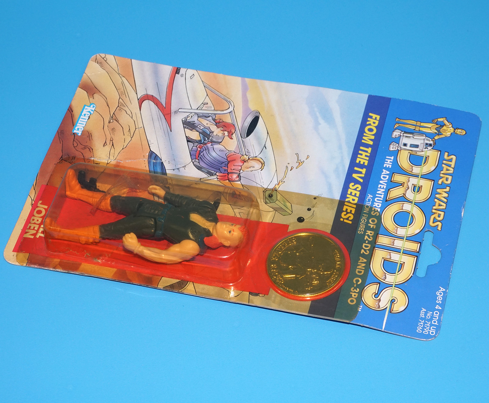 STAR WARS DROIDS THALL JOBEN MOC US CARD RESEAL 1985 KENNER POTF READ - Image 7