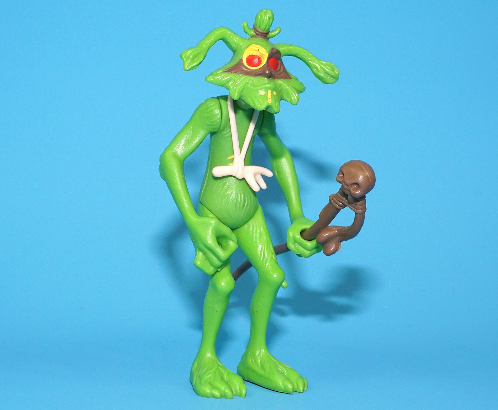 STAR WARS EWOKS DULOK SHAMAN 100% COMPLETE & ORIGINAL C9 1985 KENNER POTF - Image 2