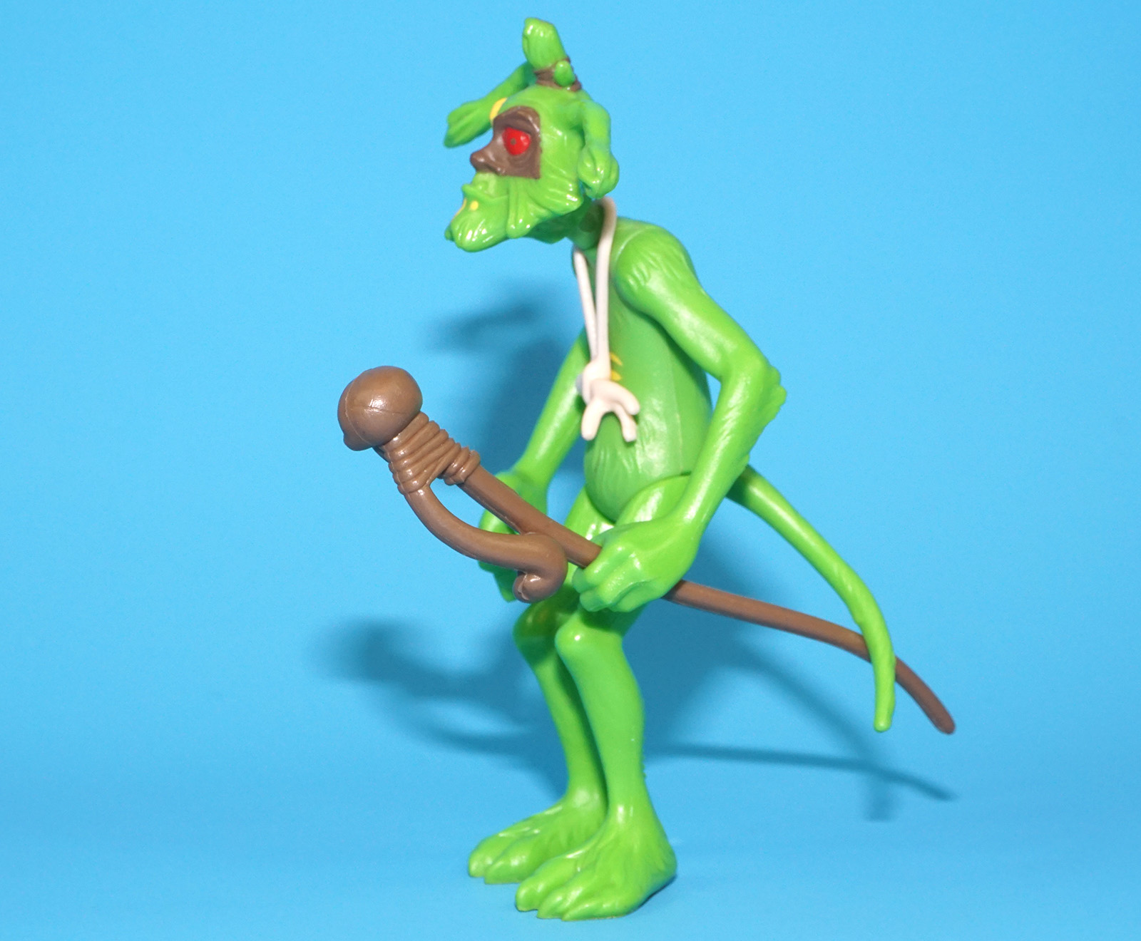 STAR WARS EWOKS DULOK SHAMAN 100% COMPLETE & ORIGINAL C9 1985 KENNER POTF - Image 3