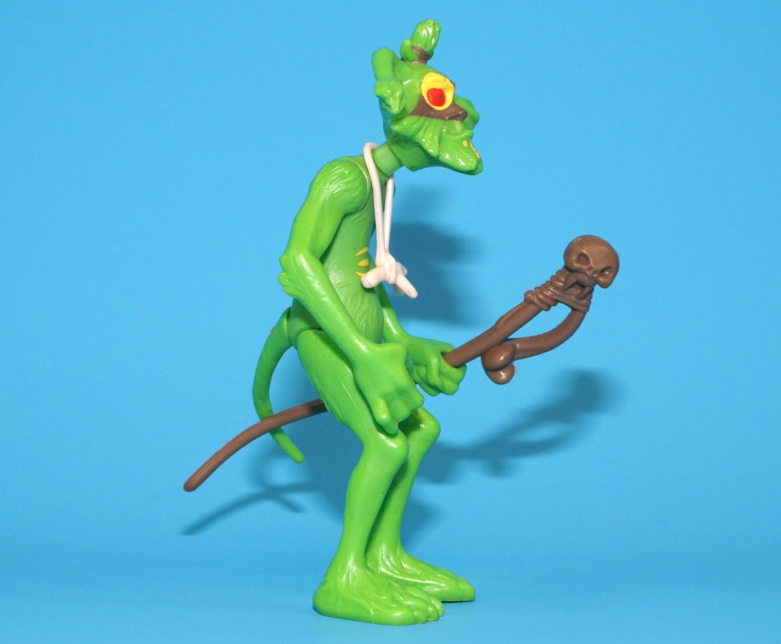 STAR WARS EWOKS DULOK SHAMAN 100% COMPLETE & ORIGINAL C9 1985 KENNER POTF - Image 4