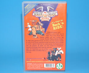 VHS BIKER MICE FROM MARS HET AVONTUUR BEGINT (ROCK ‘N RIDE) PAL DUTCH 1994 COSMOS HOME ENTERTAINMENT