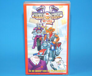 VHS BIKER MICE FROM MARS IN DE GREEP VAN DE PLUTARKIANS PAL DUTCH 1994 COSMOS HOME ENTERTAINMENT