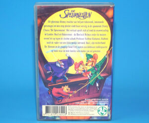 VHS DISNEY CLASSICS THE GREAT MOUSE DETECTIVE 1986 DE SPEURNEUZEN PAL DUTCH 1992 BENEVISTA HOME ENTERTAINMENT