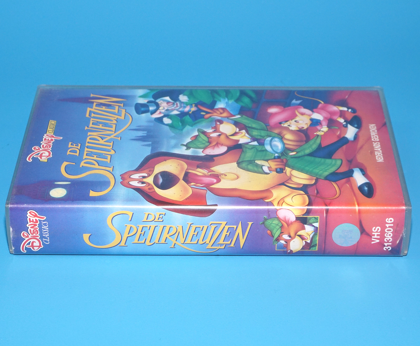 VHS DISNEY CLASSICS THE GREAT MOUSE DETECTIVE 1986 DE SPEURNEUZEN PAL DUTCH 1992 BENEVISTA HOME ENTERTAINMENT - Image 3