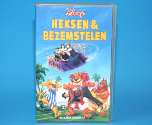 VHS DISNEY CLASSICS BEDKNOBS AND BROOMSTICKS 1971 HEKSEN EN BEZEMSTELEN PAL DUTCH 1991 BENEVISTA HOME ENTERTAINMENT
