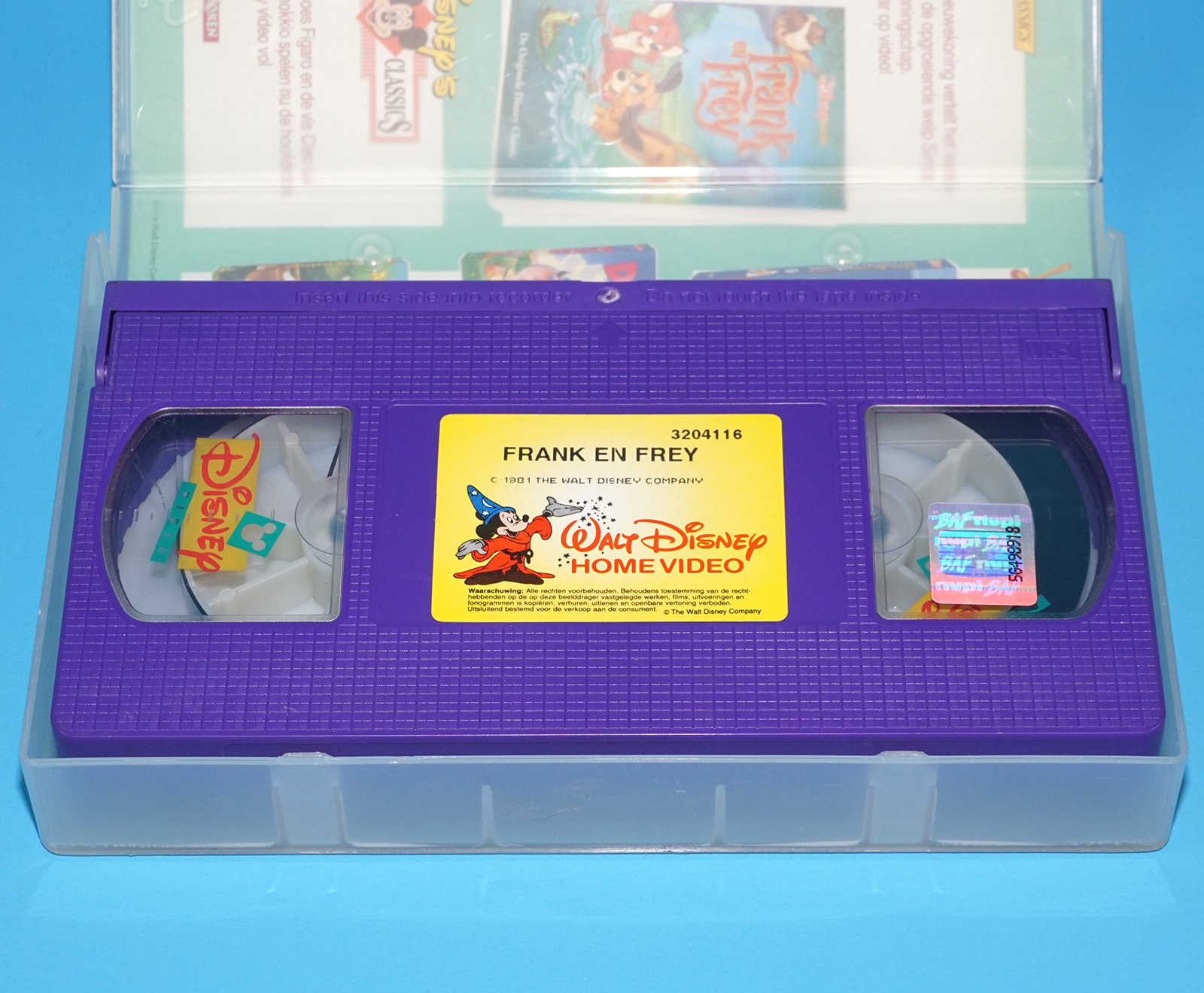 VHS DISNEY CLASSICS FOX AND HOUND 1981 FRANK EN FREY PAL DUTCH 1995 BENEVISTA HOME ENTERTAINMENT - Image 5