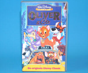 VHS DISNEY CLASSICS OLIVER & COMPANY 1987 OLIVER & CO PAL DUTCH 1997 BENEVISTA HOME ENTERTAINMENT
