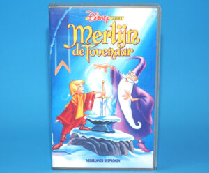 VHS DISNEY CLASSICS THE SWORD IN THE STONE 1963 MERLIJN DE TOVENAAR PAL DUTCH 1993 BENEVISTA HOME ENTERTAINMENT
