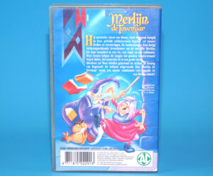 VHS DISNEY CLASSICS THE SWORD IN THE STONE 1963 MERLIJN DE TOVENAAR PAL DUTCH 1993 BENEVISTA HOME ENTERTAINMENT