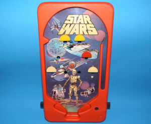 STAR WARS VINTAGE PINBALL MACHINE BAGATELLE TABLETOP R2-D2 & C-3PO 1977 ARCOFALC