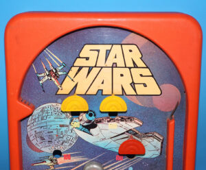 STAR WARS VINTAGE PINBALL MACHINE BAGATELLE TABLETOP R2-D2 & C-3PO 1977 ARCOFALC