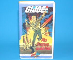 VHS GI JOE VIDEO TAPE CASSETTE ‘ALS RATTEN IN DE VAL’ PAL DUTCH 1991 GOODVIEW HOLLAND