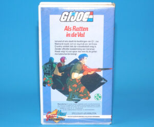 VHS GI JOE VIDEO TAPE CASSETTE ‘ALS RATTEN IN DE VAL’ PAL DUTCH 1991 GOODVIEW HOLLAND