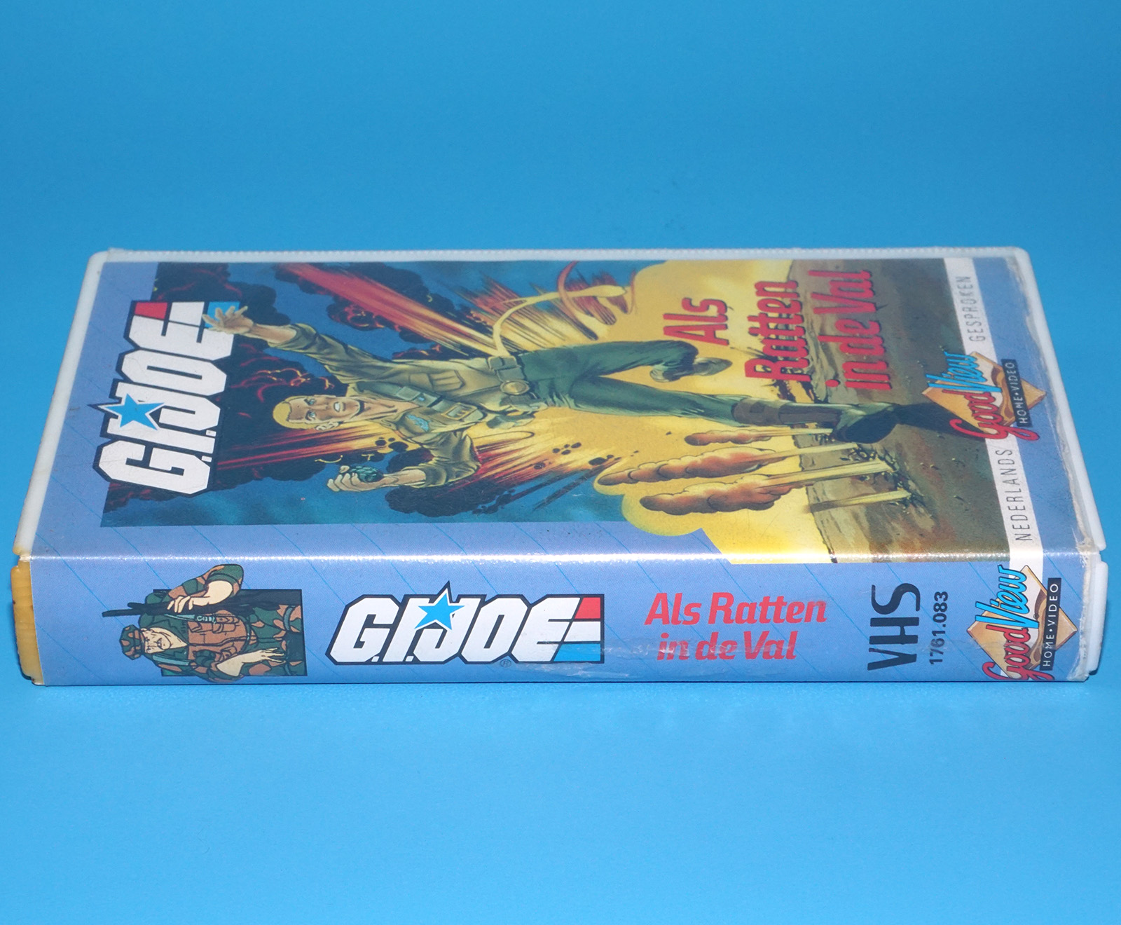 VHS GI JOE VIDEO TAPE CASSETTE 'ALS RATTEN IN DE VAL' PAL DUTCH 1991 GOODVIEW HOLLAND - Image 4