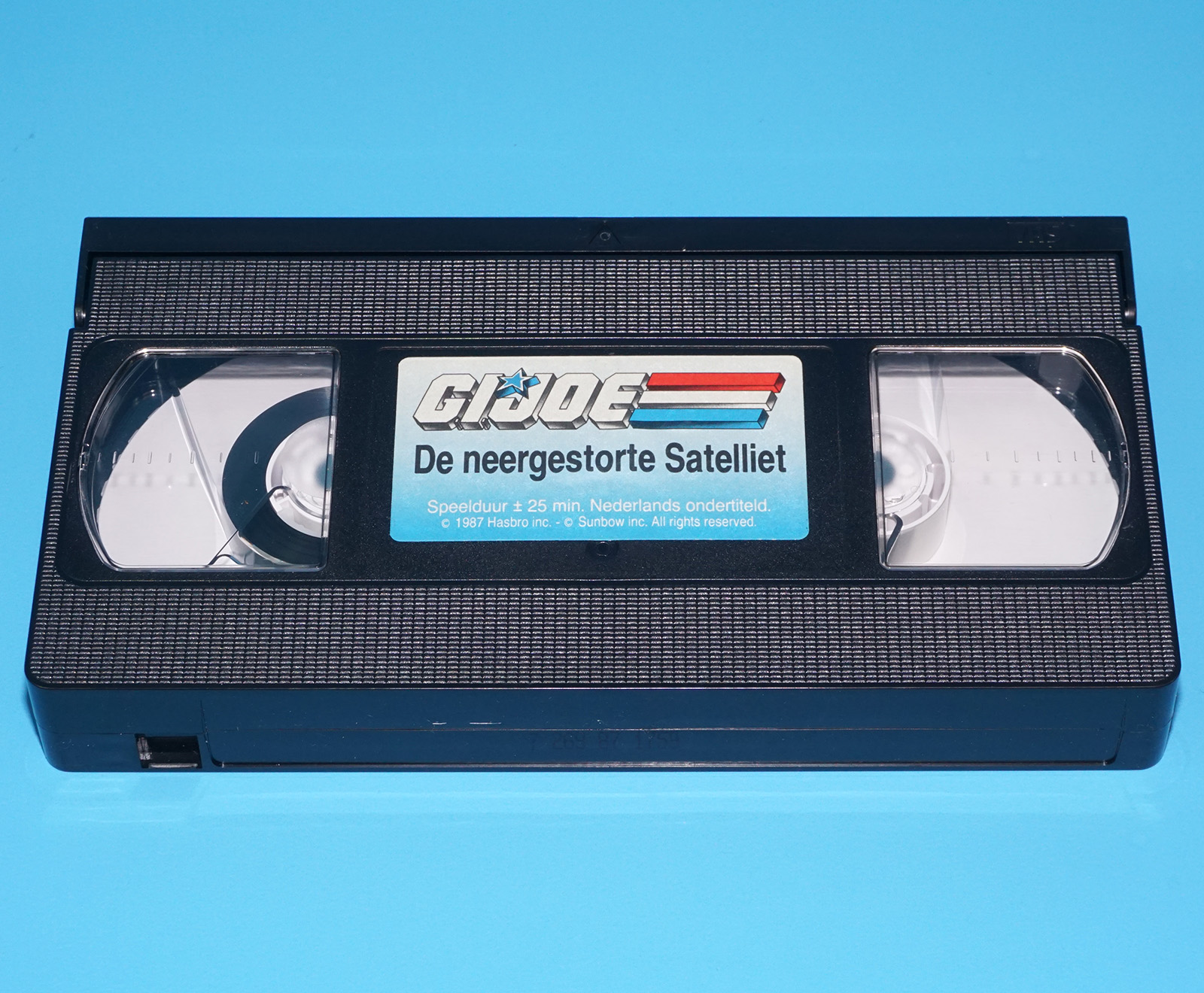 VHS GI JOE FLIGHT POD MAIL-IN PROMO VIDEO TAPE 'DE NEERGESTORE SATELLIET' PAL DUTCH SUBS 1988 HASBRO HTF - Image 4