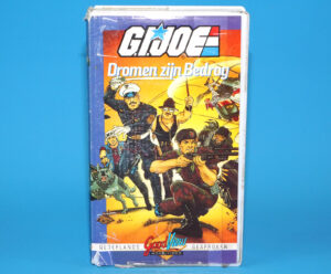 VHS GI JOE VIDEO TAPE CASSETTE ‘DROMEN ZIJN BEDROG’ PAL DUTCH 1991 GOODVIEW HOLLAND
