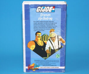 VHS GI JOE VIDEO TAPE CASSETTE ‘DROMEN ZIJN BEDROG’ PAL DUTCH 1991 GOODVIEW HOLLAND
