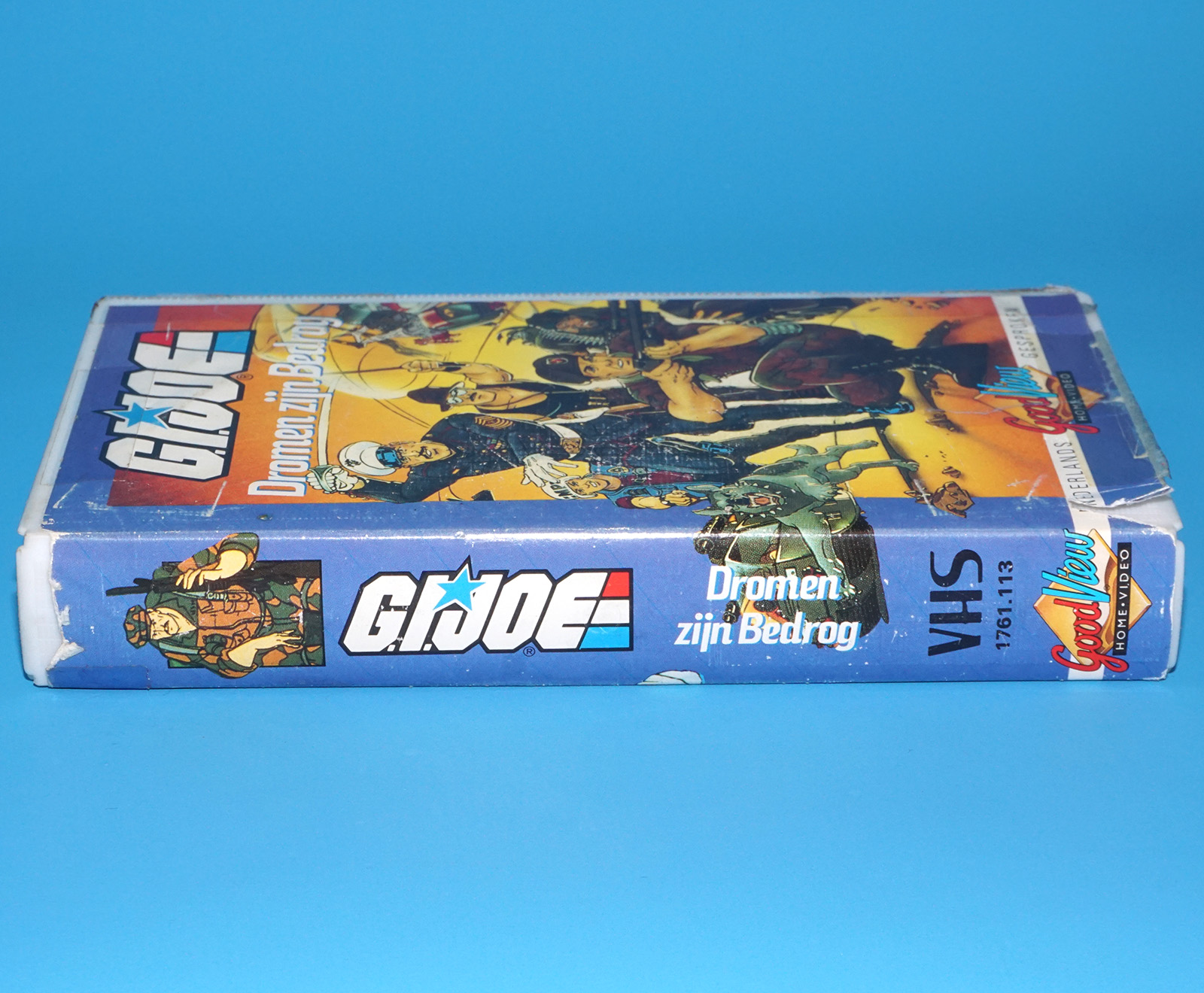 VHS GI JOE VIDEO TAPE CASSETTE 'DROMEN ZIJN BEDROG' PAL DUTCH 1991 GOODVIEW HOLLAND - Image 3
