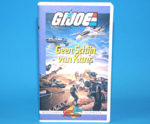 VHS GI JOE VIDEO TAPE CASSETTE ‘GEEN SCHIJN VAN KANS’ PAL DUTCH 1991 GOODVIEW HOLLAND