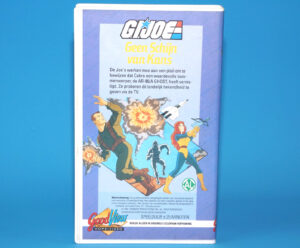 VHS GI JOE VIDEO TAPE CASSETTE ‘GEEN SCHIJN VAN KANS’ PAL DUTCH 1991 GOODVIEW HOLLAND
