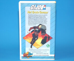 VHS GI JOE VIDEO TAPE CASSETTE ‘HET GROTE GEVAAR’ PAL DUTCH 1991 GOODVIEW HOLLAND