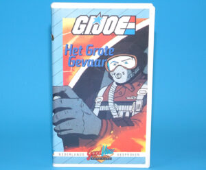 VHS GI JOE VIDEO TAPE CASSETTE ‘HET GROTE GEVAAR’ PAL DUTCH 1991 GOODVIEW HOLLAND
