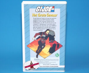 VHS GI JOE VIDEO TAPE CASSETTE ‘HET GROTE GEVAAR’ PAL DUTCH 1991 GOODVIEW HOLLAND