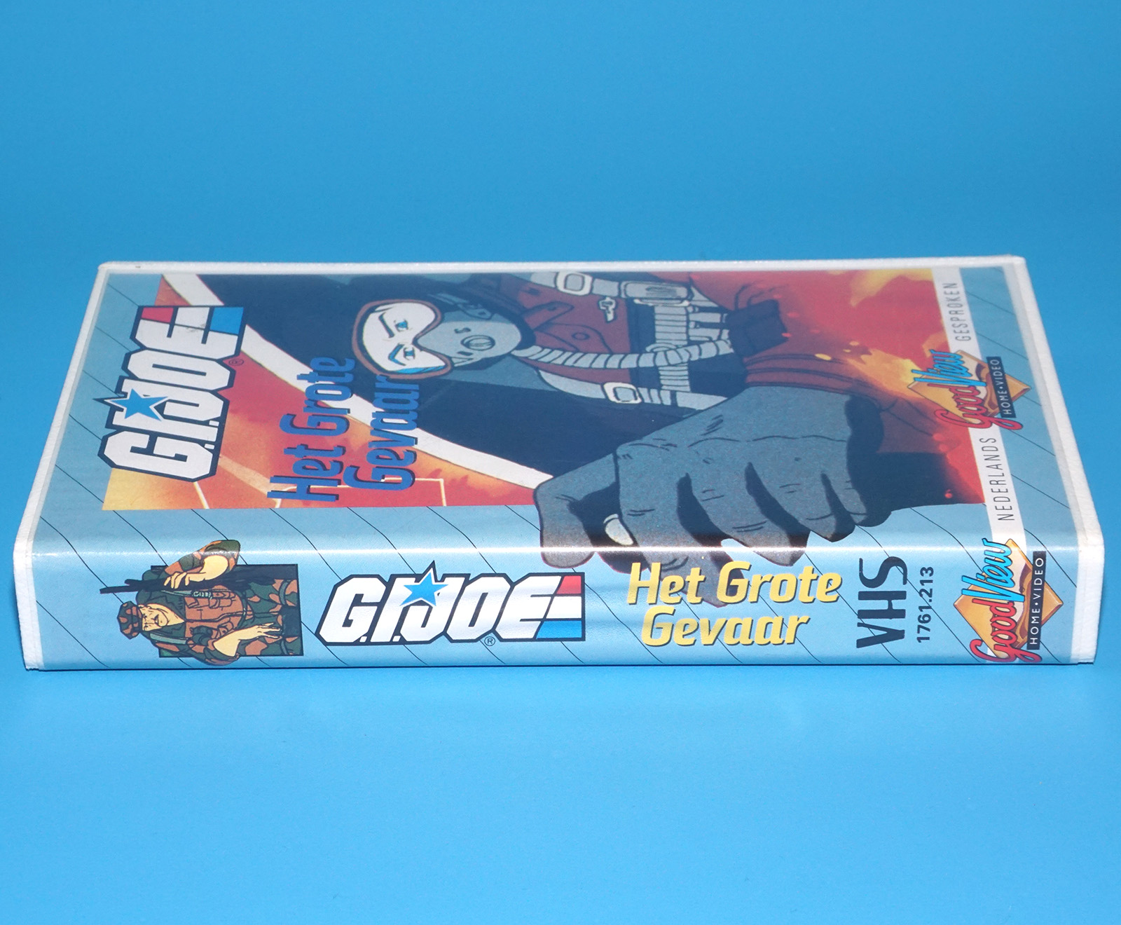VHS GI JOE VIDEO TAPE CASSETTE 'HET GROTE GEVAAR' PAL DUTCH 1991 GOODVIEW HOLLAND - Image 3