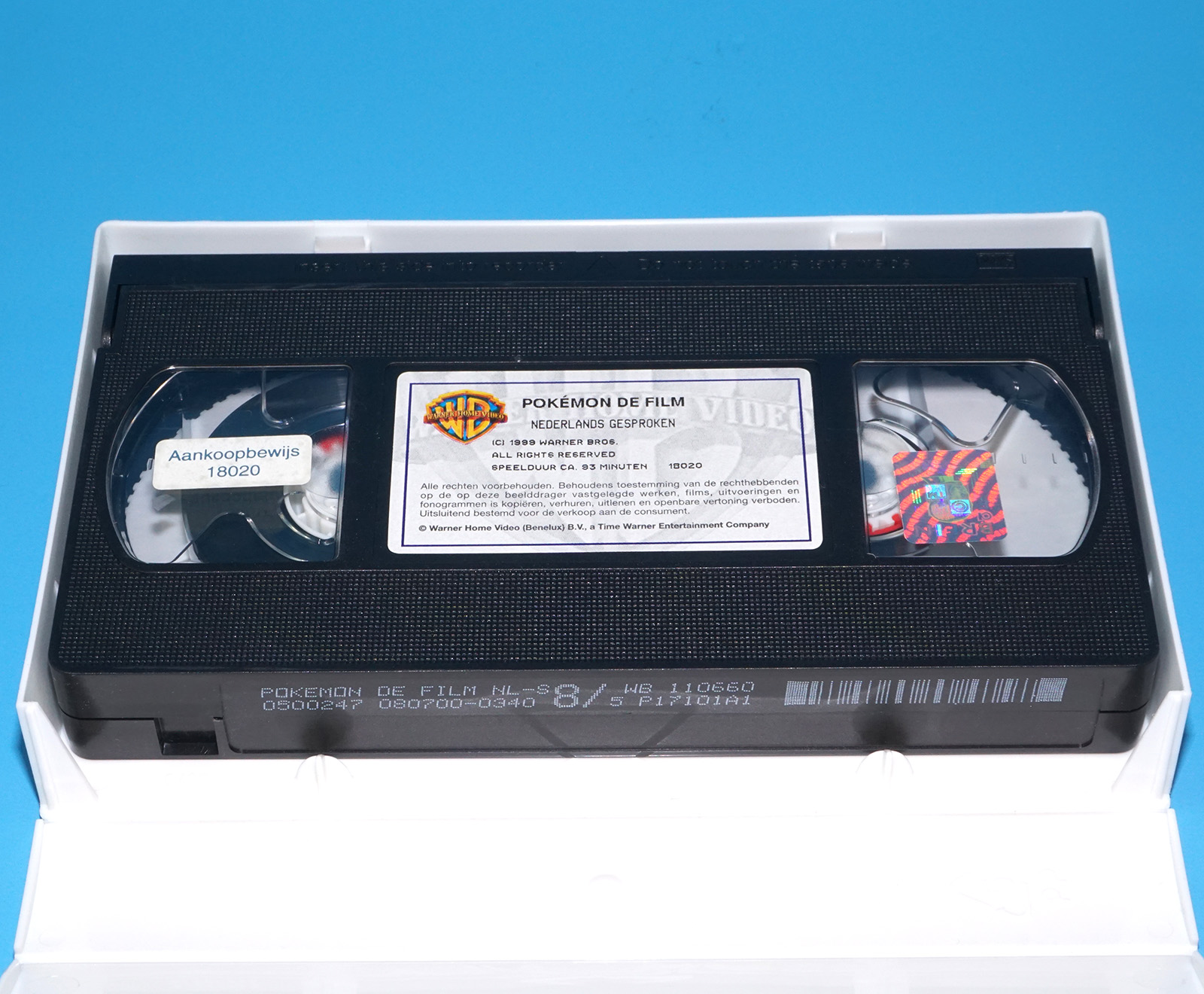 VHS POKEMON THE MOVIE 1997 DE FILM PAL DUTCH 1999 WARNER BROS. FAMILY ENTERTAINMENT - Image 4