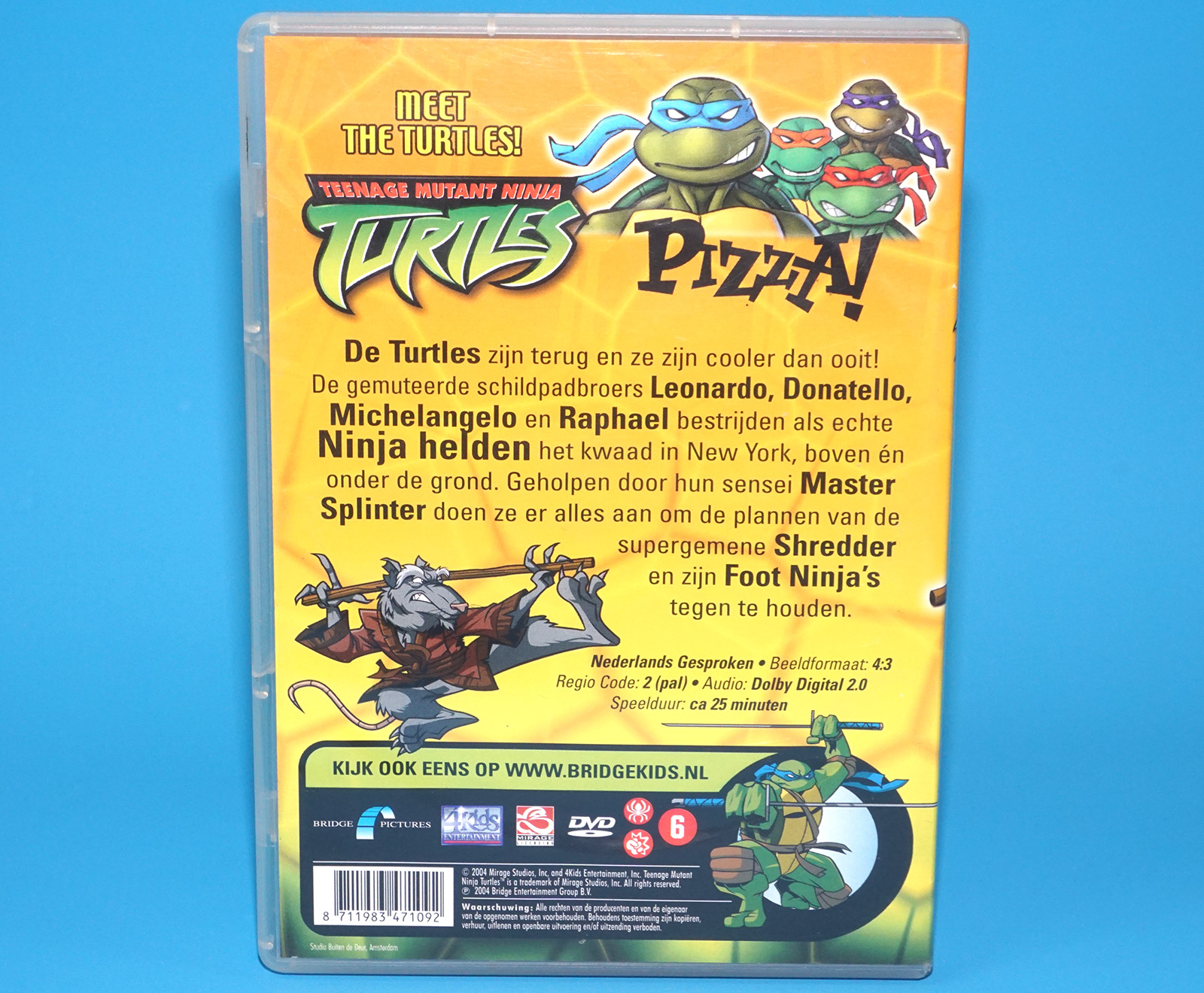 DVD TMNT TEENAGE MUTANT NINJA TURTLES MEET THE TURTLES PAL REGION 2 DUTCH 2004 BRIDGE ENTERTAINMENT GROUP - Image 2