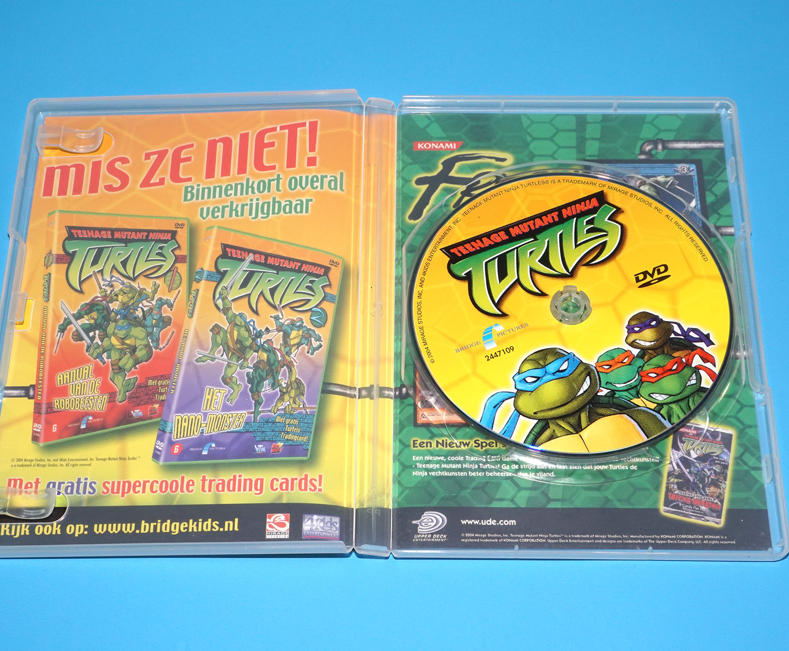 DVD TMNT TEENAGE MUTANT NINJA TURTLES MEET THE TURTLES PAL REGION 2 DUTCH 2004 BRIDGE ENTERTAINMENT GROUP - Image 4