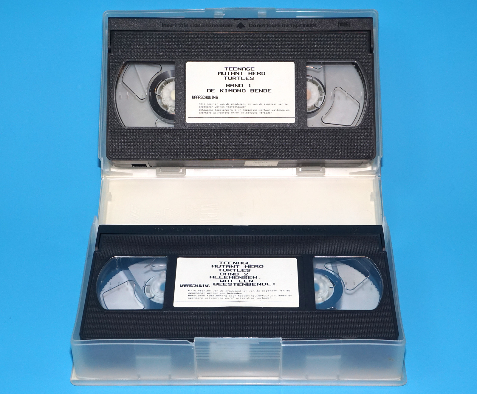 VHS TMNT TEENAGE MUTANT HERO TURTLES ACTION DOUBLEPACK PAL DUTCH 1988 GOODVIEW HOME VIDEO - Image 4