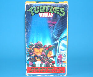 VHS TMNT TEENAGE MUTANT NINJA TURTLES DE HELD VAN NEW YORK PAL DUTCH 1990 CARTOONS R FUN HOLLAND