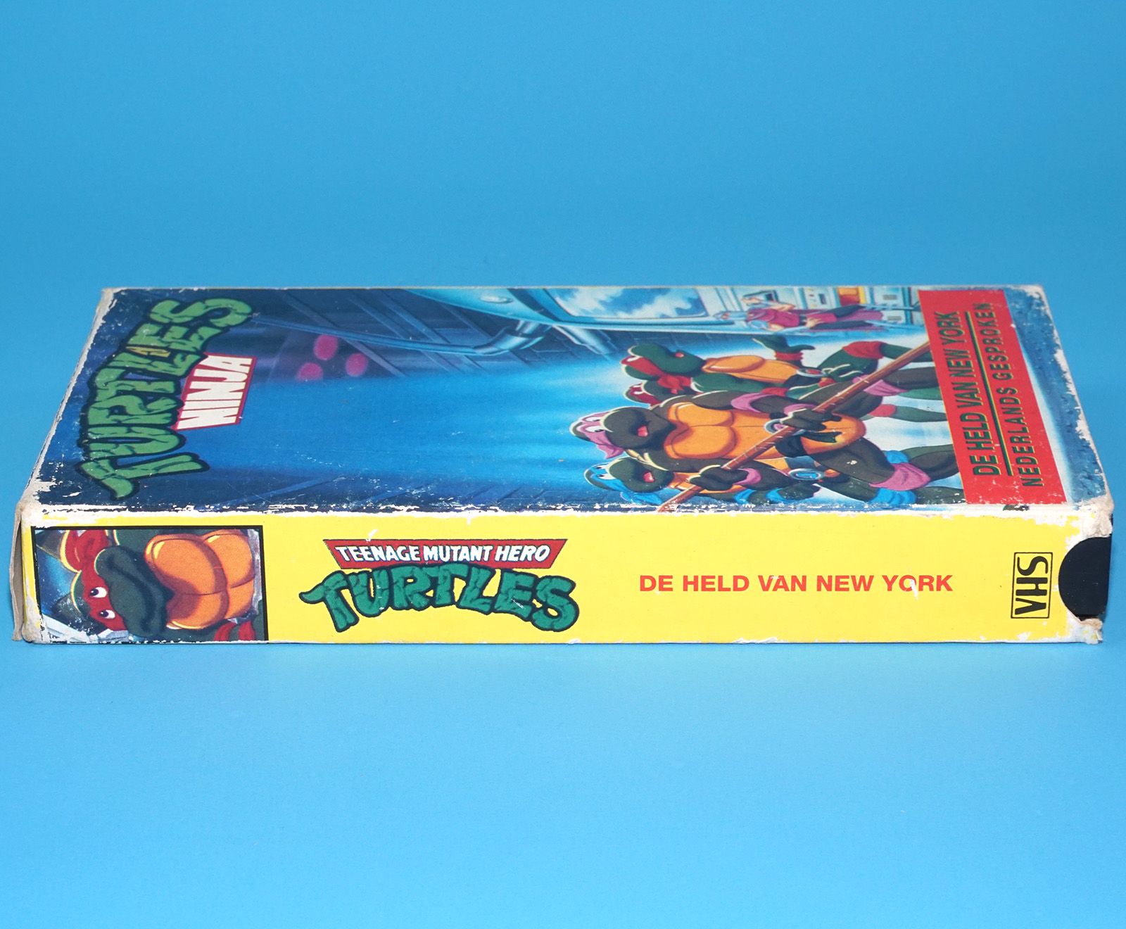 VHS TMNT TEENAGE MUTANT NINJA TURTLES DE HELD VAN NEW YORK PAL DUTCH 1990 CARTOONS R FUN HOLLAND - Image 3